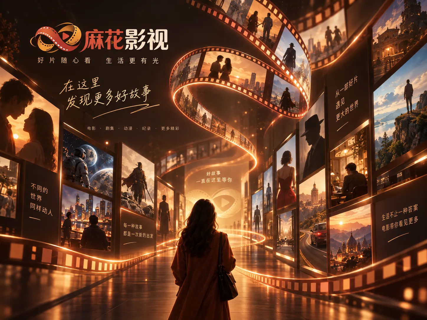影视主题视觉画面